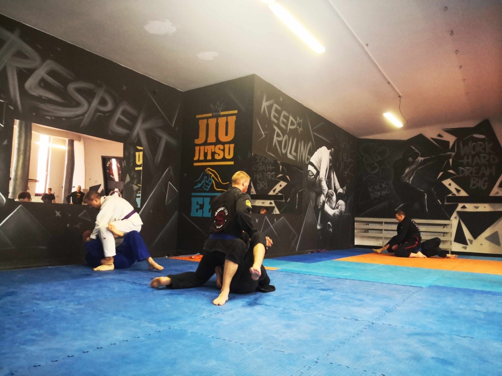 Grappler Ełk Brazylijskie Jiu jitsu Projektujemy i malujemy murale