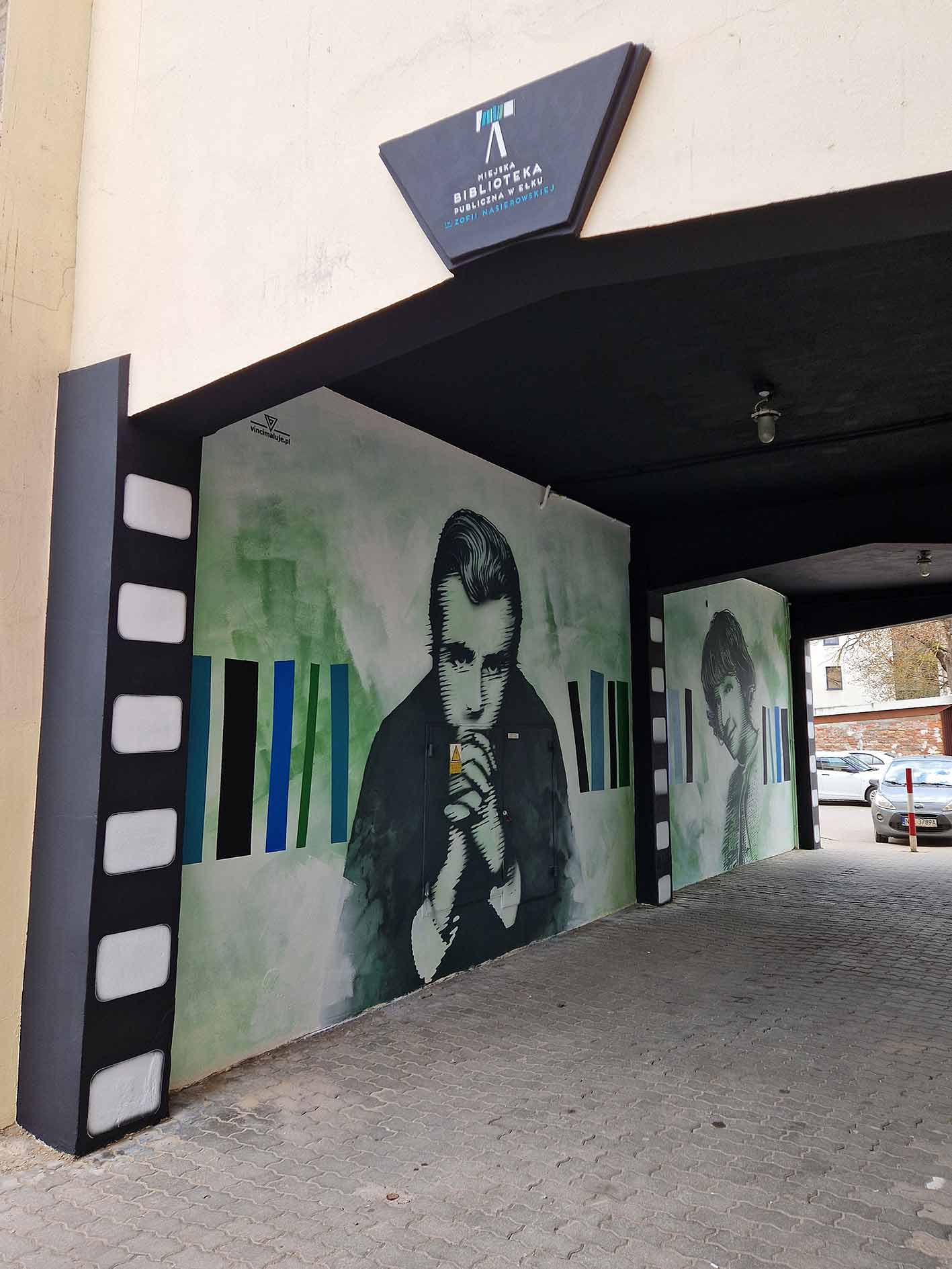 mural, czadowa brama, klimatowa brama, ciekawy, mural, oryginalny mural,