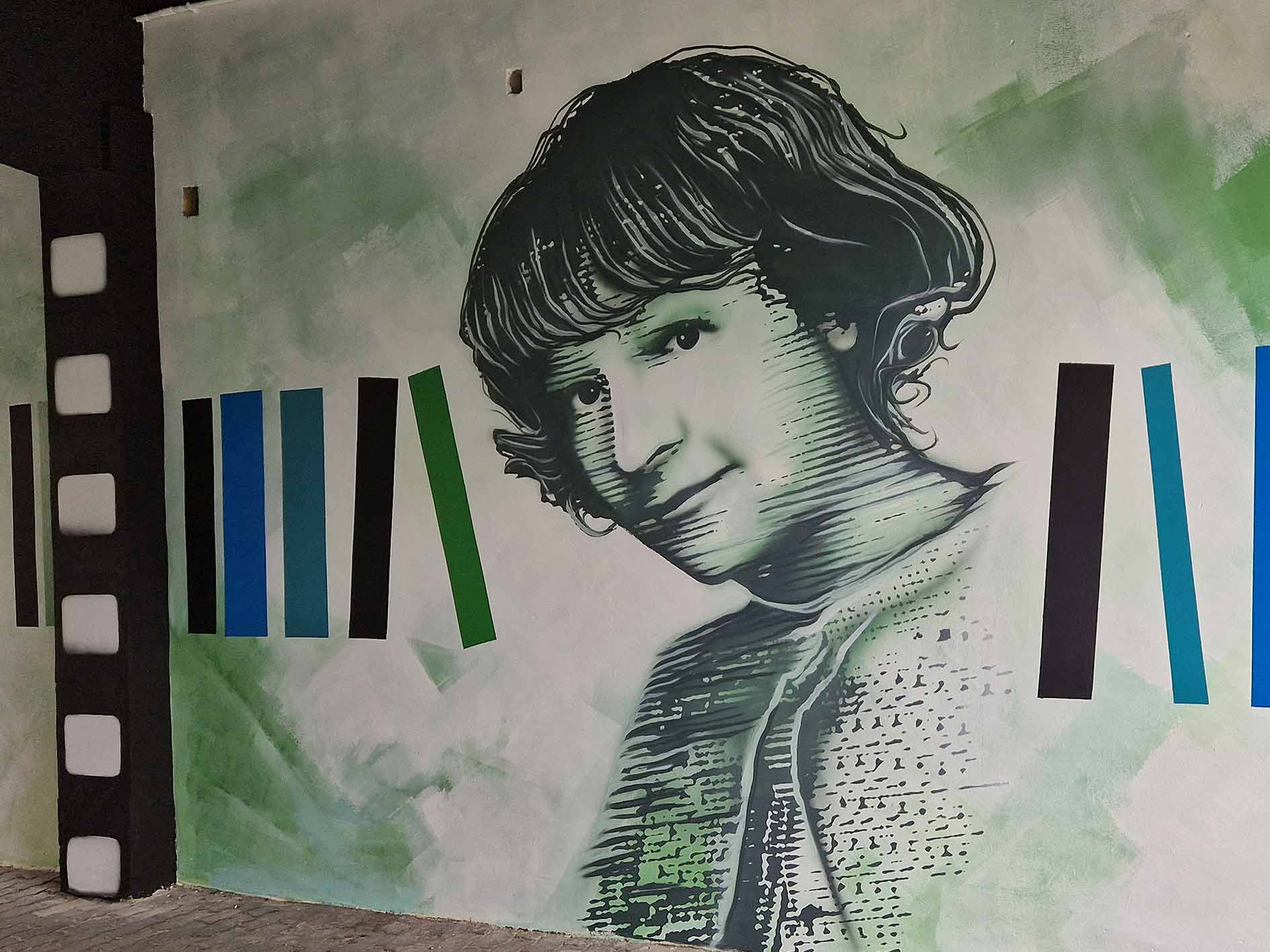 mural, czadowa brama, klimatowa brama, ciekawy, mural, oryginalny mural,