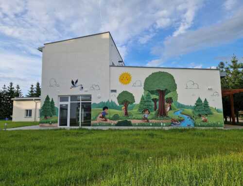 Mural dla Żłobka w Raczkach