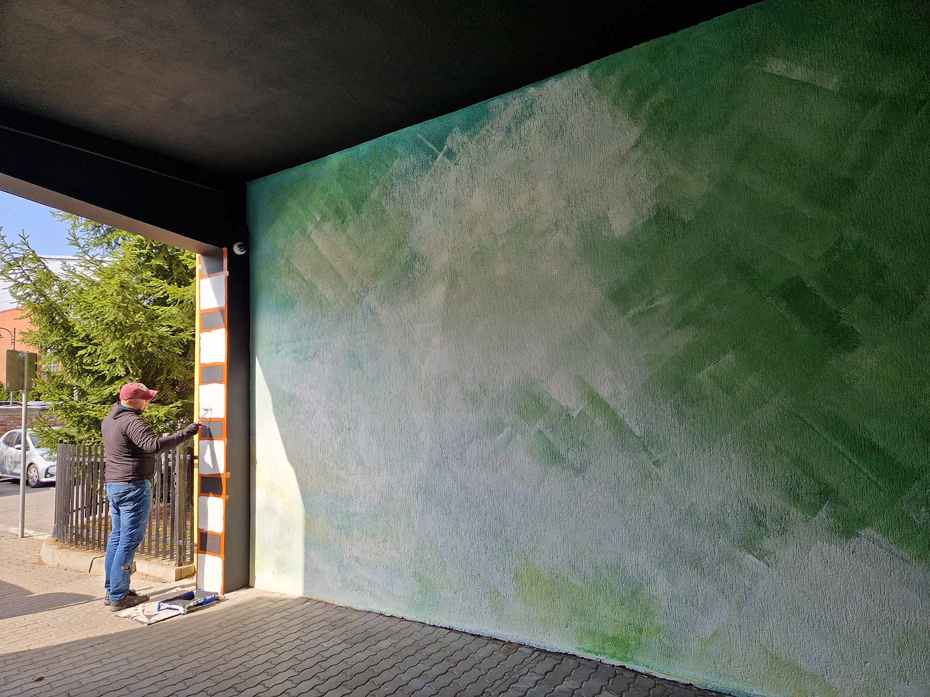 mural, czadowa brama, klimatowa brama, ciekawy, mural, oryginalny mural,