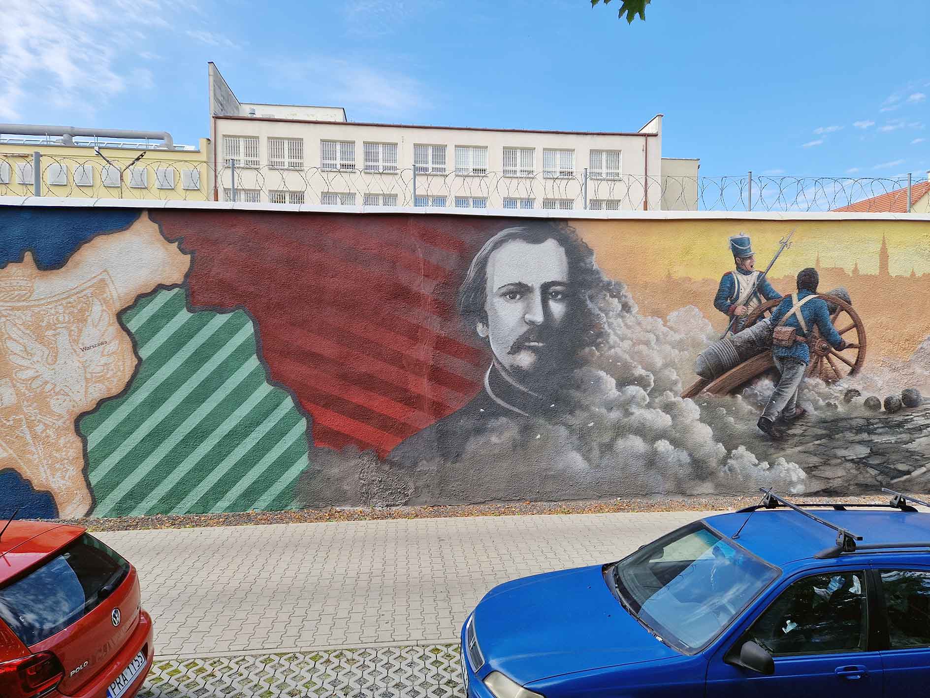 historyczny mural, powstania, 