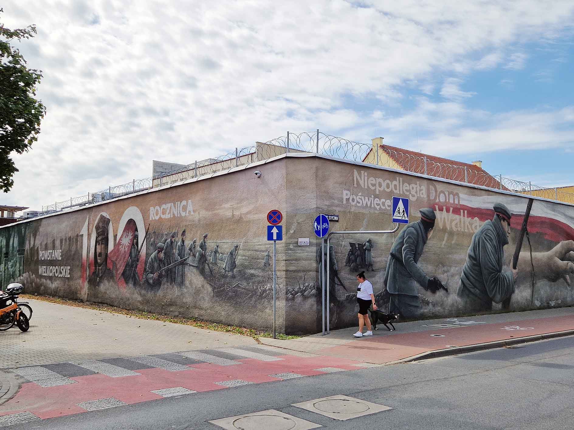 historyczny mural, powstania, 